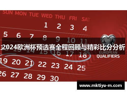 2024欧洲杯预选赛全程回顾与精彩比分分析